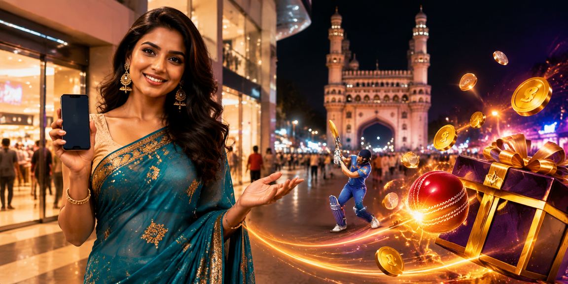 Phone user buying lottery ticket near Charminar Hyderabad
