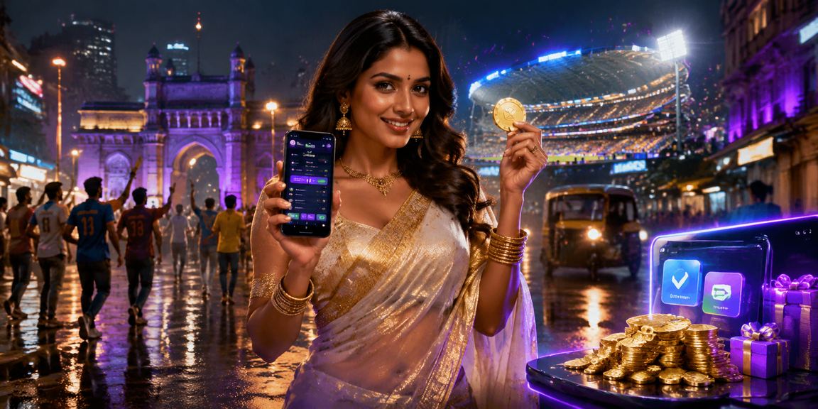 Mumbai cricket fan using mobile app to bet on live game